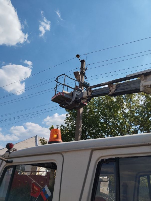 В поселке городского типа Георгиевка Лутугинского муниципального округа проводятся работы по ремонту уличного освещения В поселке городского типа Георгиевка Лутугинского муниципального округа проводятся работы по ремонту уличного освещения