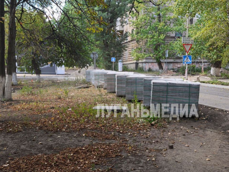 Центральный сквер Молодогвардейска преображается Центральный сквер Молодогвардейска преображается