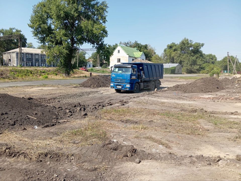 Начало строительства ФАП в пгт Новодарьевка Начало строительства ФАП в пгт Новодарьевка