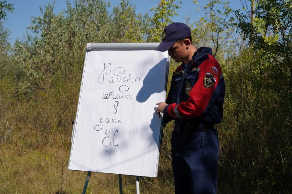 28-29.08.2025 года специалисты Министерства чрезвычайных ситуаций Луганской Народной Республики приняли участие в работе учебно-тренировочных сборов Всероссийского студенческого корпуса спасателей 28-29.08.2025 года специалисты Министерства чрезвычайных ситуаций Луганской Народной Республики приняли участие в работе учебно-тренировочных сборов Всероссийского студенческого корпуса спасателей