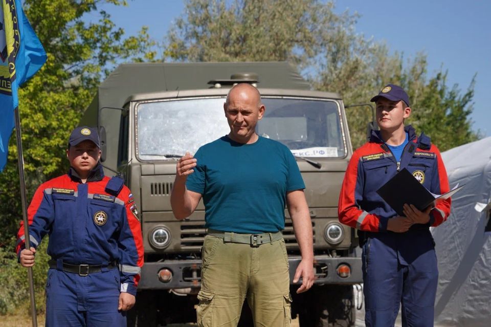 28-29.08.2025 года специалисты Министерства чрезвычайных ситуаций Луганской Народной Республики приняли участие в работе учебно-тренировочных сборов Всероссийского студенческого корпуса спасателей 28-29.08.2025 года специалисты Министерства чрезвычайных ситуаций Луганской Народной Республики приняли участие в работе учебно-тренировочных сборов Всероссийского студенческого корпуса спасателей