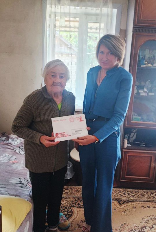 Марина Филиппова: В преддверии 80-летия Победы над милитаристской Японией и завершения Второй мировой войны, посетила Екатерину Анатольевну Веревку в селе Денежниково Марина Филиппова: В преддверии 80-летия Победы над милитаристской Японией и завершения Второй мировой войны, посетила Екатерину Анатольевну Веревку в селе Денежниково