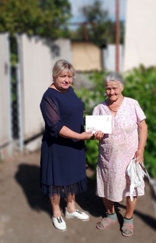 Марина Филиппова: В преддверии 80-летия Победы над милитаристской Японией и завершения Второй мировой войны, посетила Екатерину Анатольевну Веревку в селе Денежниково Марина Филиппова: В преддверии 80-летия Победы над милитаристской Японией и завершения Второй мировой войны, посетила Екатерину Анатольевну Веревку в селе Денежниково