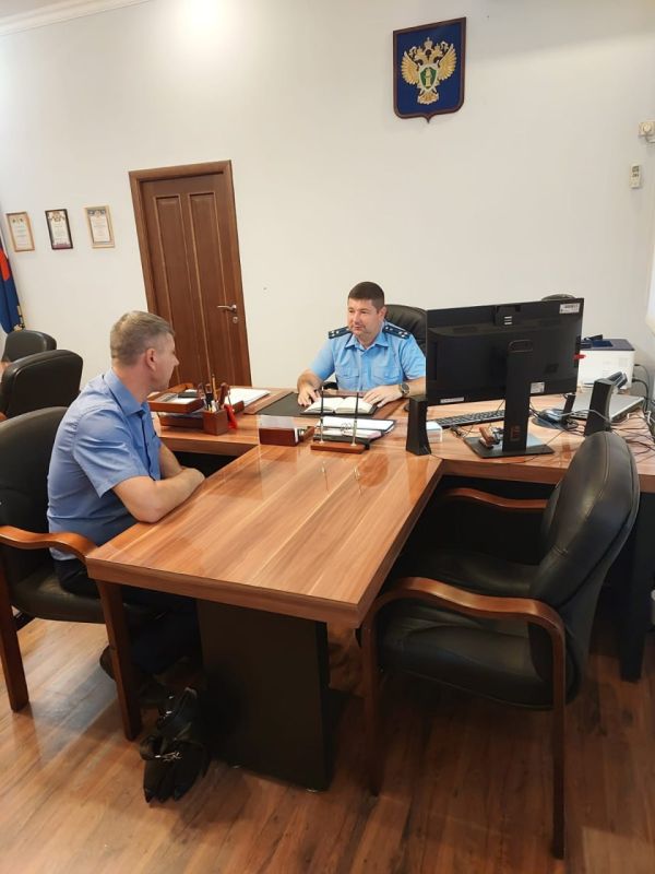 Транспортными прокурорами проведен прием предпринимателей Транспортными прокурорами проведен прием предпринимателей