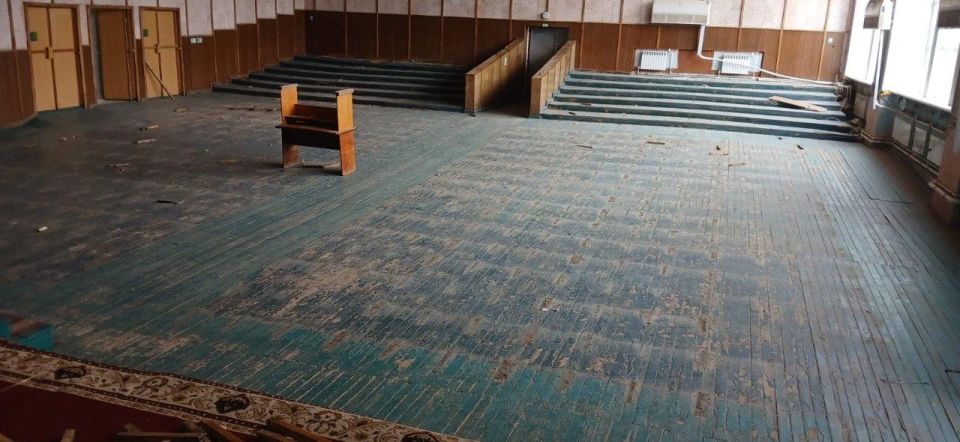 Стартовал ремонт Марковского районного дома культуры Стартовал ремонт Марковского районного дома культуры