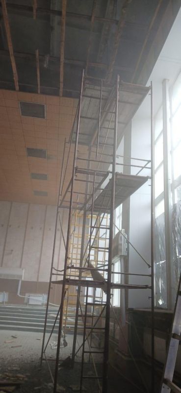 Стартовал ремонт Марковского районного дома культуры Стартовал ремонт Марковского районного дома культуры
