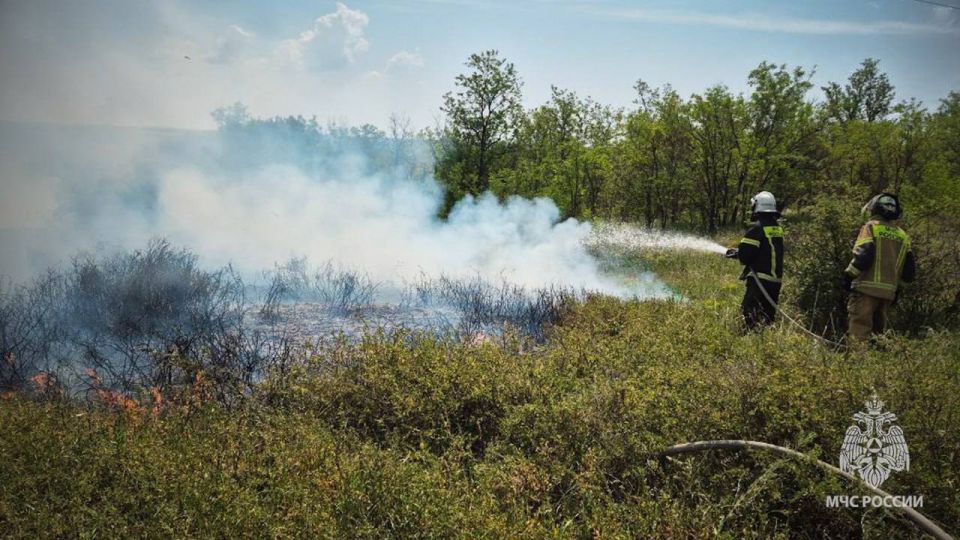 В Республике продолжается борьба с ландшафтными пожарами В Республике продолжается борьба с ландшафтными пожарами