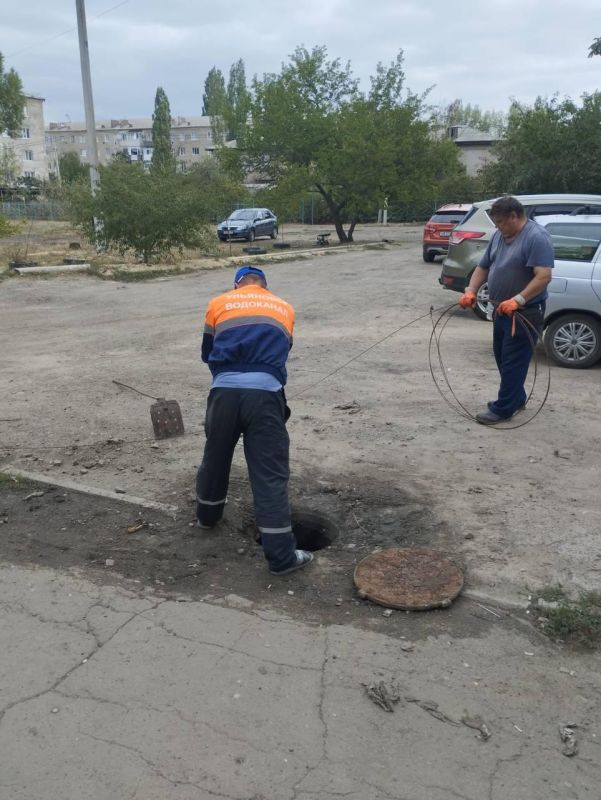 Ульяновские ремонтники продолжают восстанавливать работу канализации в Лутугинском муниципальном округе Ульяновские ремонтники продолжают восстанавливать работу канализации в Лутугинском муниципальном округе