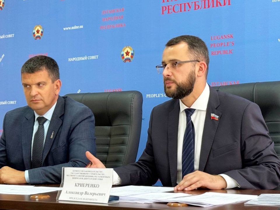 В профильном комитете обсудили законопроект о местном самоуправлении в ЛНР