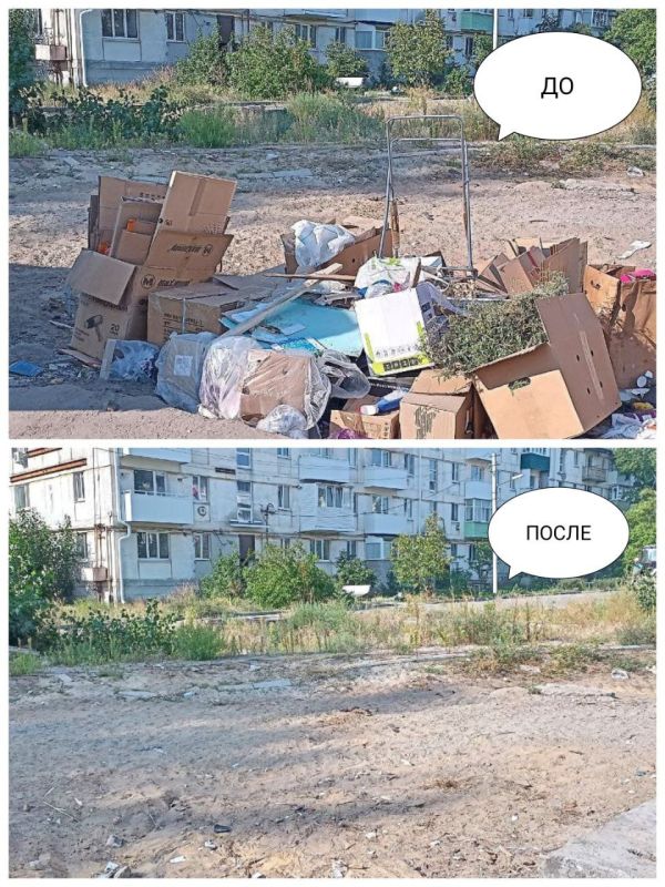 С 1-5 сентября 2025 года предприятие ДЭП в городе Рубежное выполнило большой объём работ по улучшению внешнего вида и санитарного состояния городских территорий