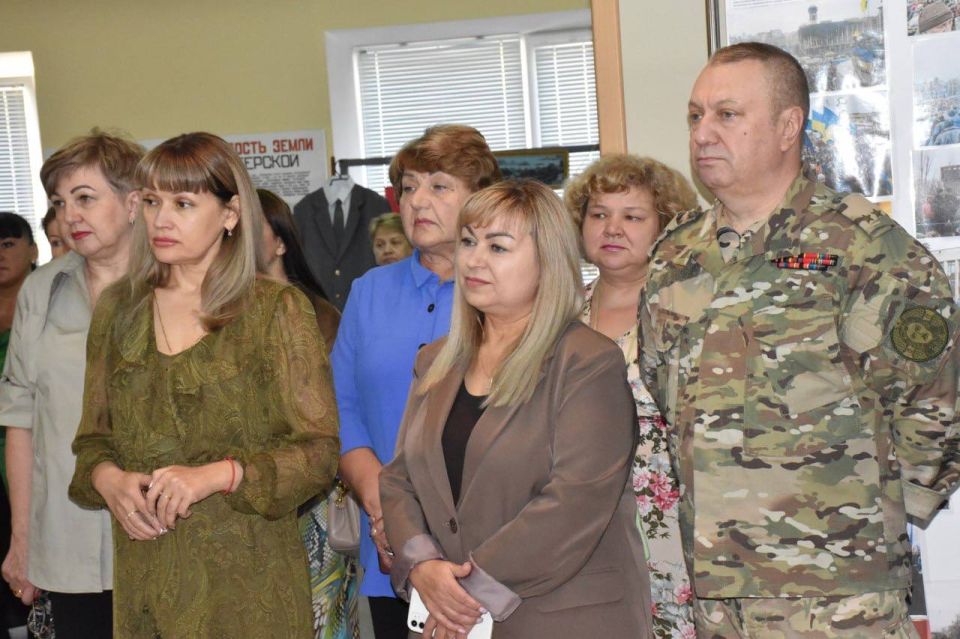 В Антрацитовском историческом музее открылась обновлённая экспозиция, посвящённая участникам СВО