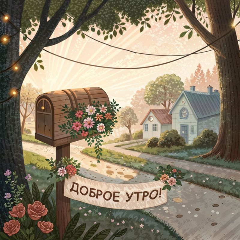 Доброе утро! Пусть этот день откроет перед вами новые горизонты
