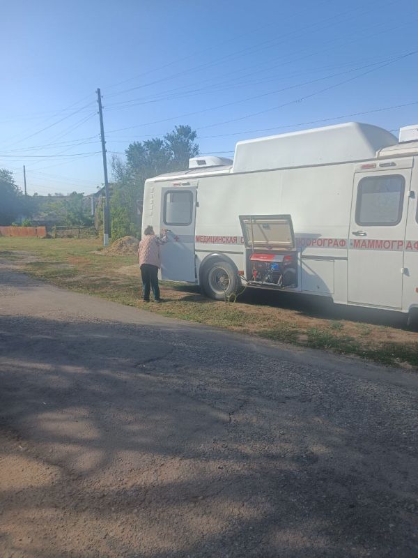 Выездной прием врачей ГБУЗ "Марковская ЦРМБ" ЛНР в с. Гераськовка Выездной прием врачей ГБУЗ "Марковская ЦРМБ" ЛНР в с. Гераськовка