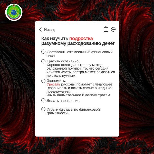 Важность финансовой грамотности для молодежи (рекомендации) Важность финансовой грамотности для молодежи (рекомендации)