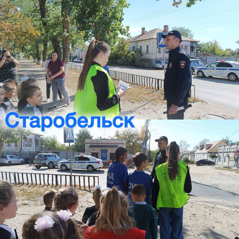 Автоинспекторы провели для школьников пешеходную экскурсию «Безопасная дорога в школу» Автоинспекторы провели для школьников пешеходную экскурсию «Безопасная дорога в школу»