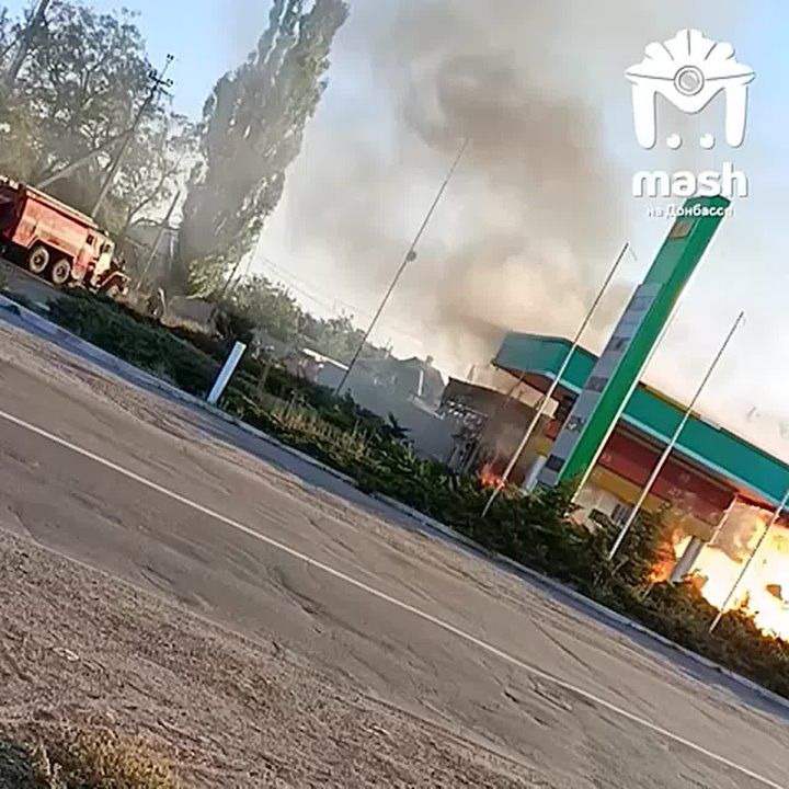 ВСУ атаковали ещё одну заправку в ЛНР