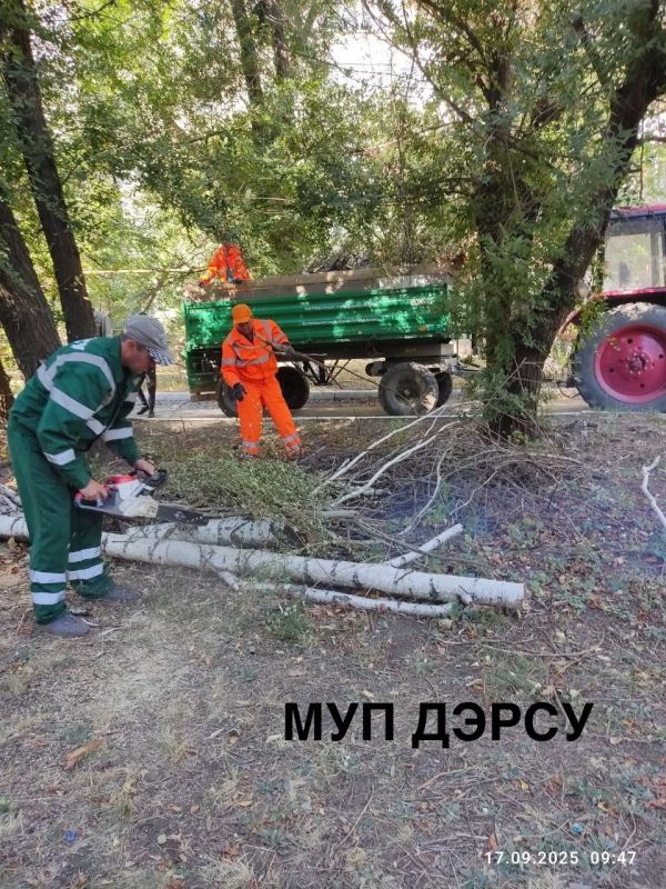 За период с 15 по 19 сентября работниками МУП "ДЭРСУ" были выполнены следующие работы: За период с 15 по 19 сентября работниками МУП "ДЭРСУ" были выполнены следующие работы: