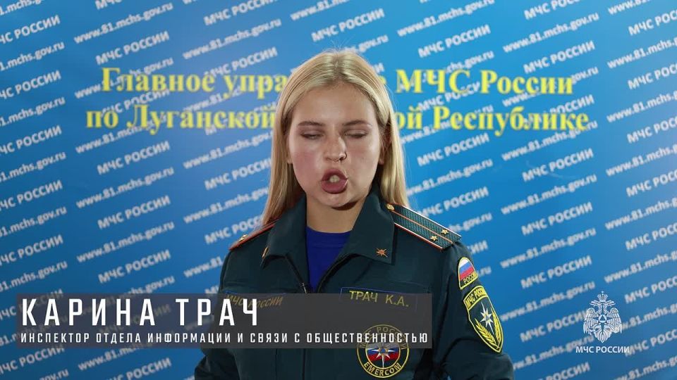 ГУ МЧС России по ЛНР | Сводка за прошедшую неделю
