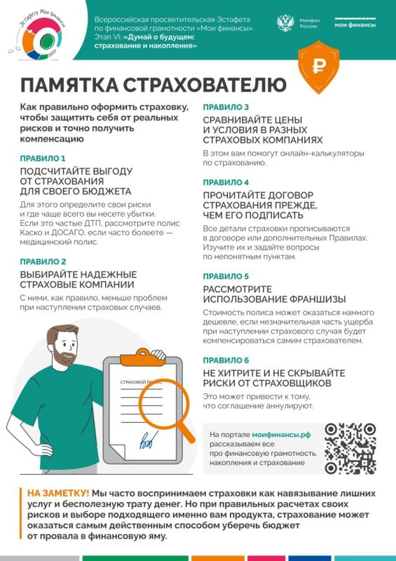 Всероссийская просветительская эстафета «Мои финансы» Всероссийская просветительская эстафета «Мои финансы»