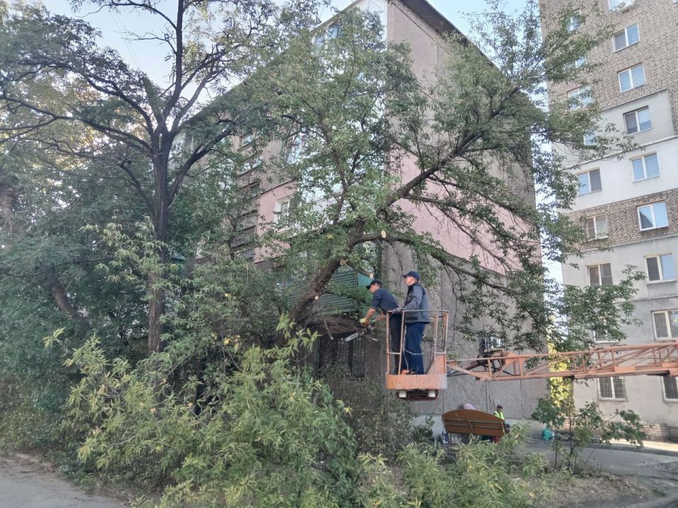 Коммунальные службы проводят работы на территории города Коммунальные службы проводят работы на территории города