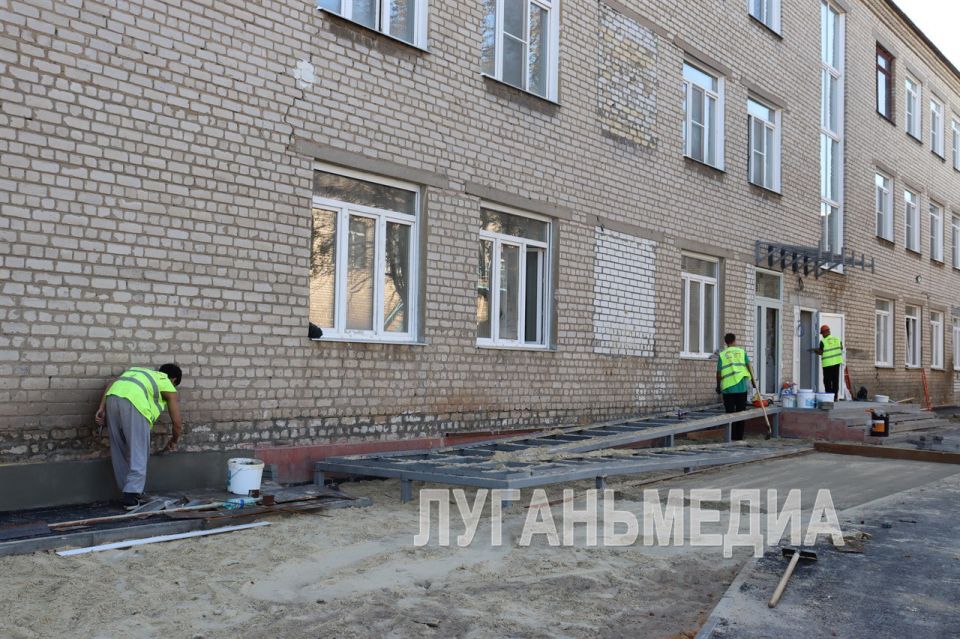 Работы в Бирюковском УВК планируют завершить в октябре Работы в Бирюковском УВК планируют завершить в октябре