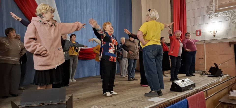 Для слушателей «Университете третьего возраста» прошёл урок театрального мастерства Для слушателей «Университете третьего возраста» прошёл урок театрального мастерства