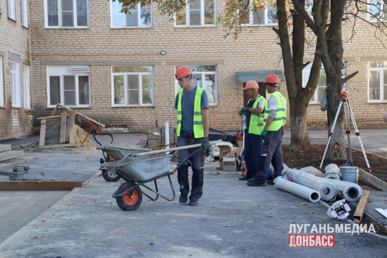 Работы в Бирюковском УВК планируют завершить в октябре Работы в Бирюковском УВК планируют завершить в октябре