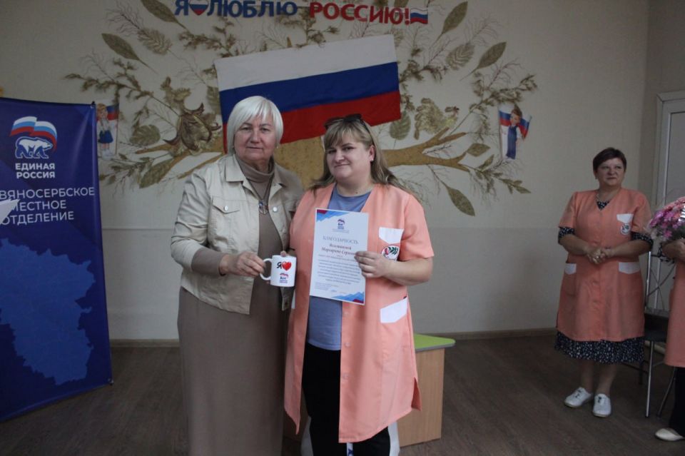 За активную гражданскую позицию, патриотизм, ответственное отношение к порученному делу, большой личный вклад в сбор и передачу помощи участникам специальной военной операции, организацию и проведение мероприятий в рамках... За активную гражданскую позицию, патриотизм, ответственное отношение к порученному делу, большой личный вклад в сбор и передачу помощи участникам специальной военной операции, организацию и проведение мероприятий в рамках...