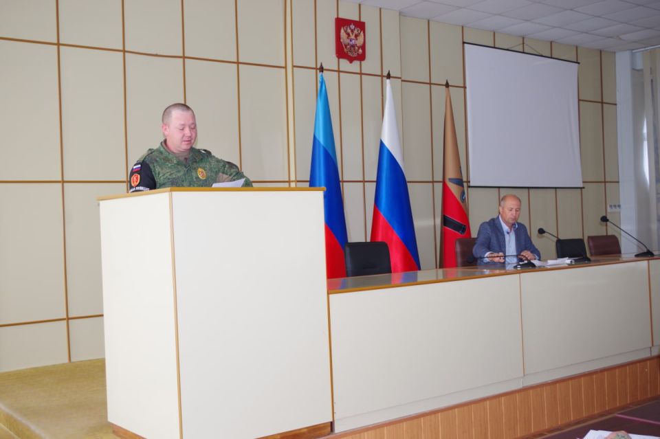 29.09.2025 в Администрации муниципального округа муниципальное образование Славяносербский муниципальный округ Луганской Народной Республики состоялось очередное заседание антитеррористической комиссии на территории... 29.09.2025 в Администрации муниципального округа муниципальное образование Славяносербский муниципальный округ Луганской Народной Республики состоялось очередное заседание антитеррористической комиссии на территории...