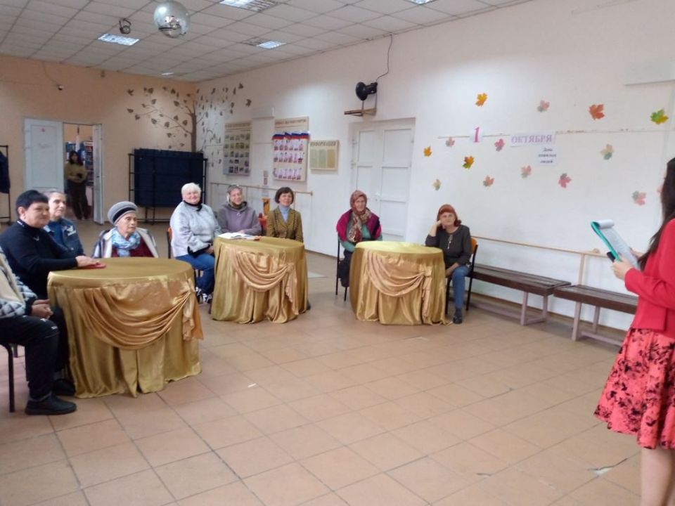 1 октября в Пролетарском Доме культуры прошло мероприятие по ЗОЖ для старшего поколения «Здоровым быть не запретишь» 1 октября в Пролетарском Доме культуры прошло мероприятие по ЗОЖ для старшего поколения «Здоровым быть не запретишь»