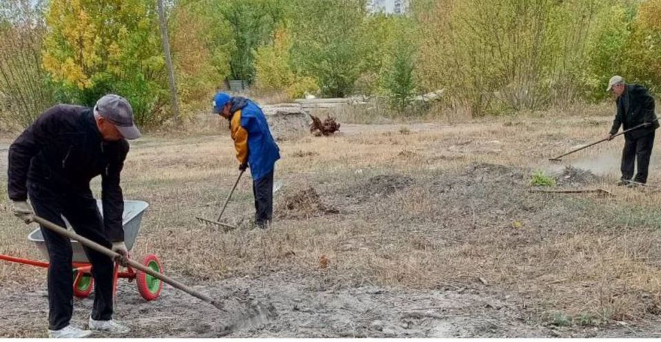В парке им. «Молодой гвардии» продолжается комплекс работ по благоустройству В парке им. «Молодой гвардии» продолжается комплекс работ по благоустройству