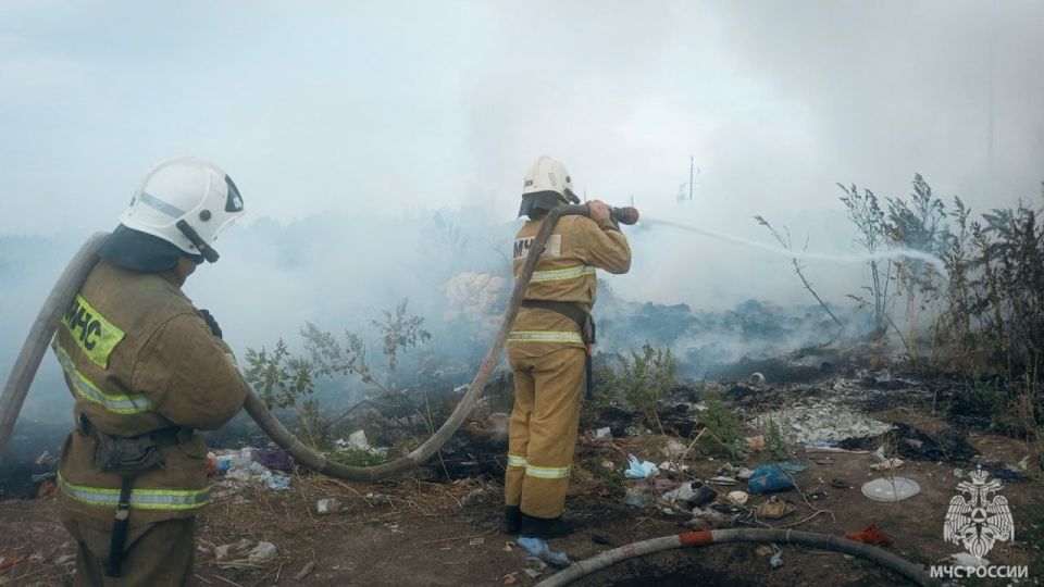 За минувшие сутки спасатели МЧС России ликвидировали в ЛНР 32 ландшафтных пожара За минувшие сутки спасатели МЧС России ликвидировали в ЛНР 32 ландшафтных пожара