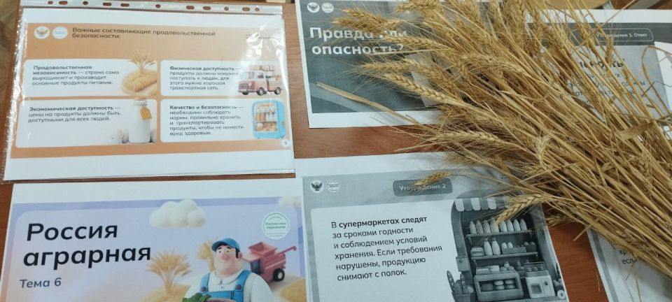 Школьникам села Пархоменко провели профориентационное занятие Школьникам села Пархоменко провели профориентационное занятие