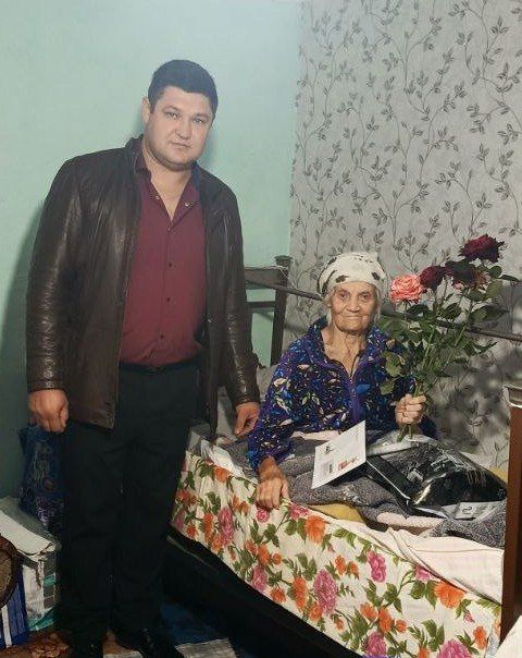Юлия Кожухарь: В селе Новороссошь Новопсковского муниципального округа Луганской Народной Республики, свое 95-летие отметила труженик тыла – Рудова Мария Сергеевна!