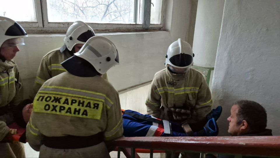 На месте ЧП в Алчевске работали добровольцы ВСКС