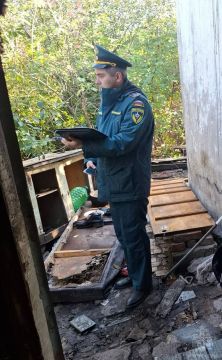 В Суходольске загорелся жилой дом