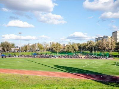В Луганске открыли новый модернизированный стадион при Далевском университете В Луганске открыли новый модернизированный стадион при Далевском университете