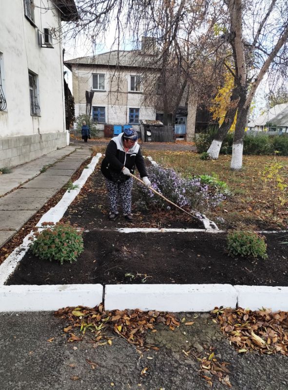 Фотофакт: сегодня сотрудники ОПЖ п. Поречье, пгт Изварино, пгт Урало-Кавказ провели субботник на территории, прилегающей к административному зданию отдела в поселке Урало-Кавказ Фотофакт: сегодня сотрудники ОПЖ п. Поречье, пгт Изварино, пгт Урало-Кавказ провели субботник на территории, прилегающей к административному зданию отдела в поселке Урало-Кавказ