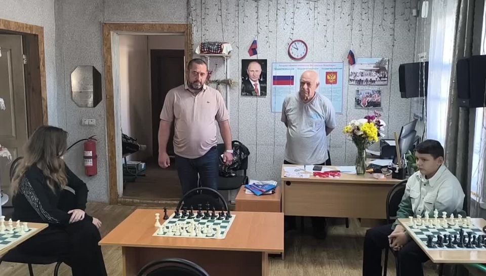 Сегодня состоялось открытие шахматного турнира войсковой казачьей славы