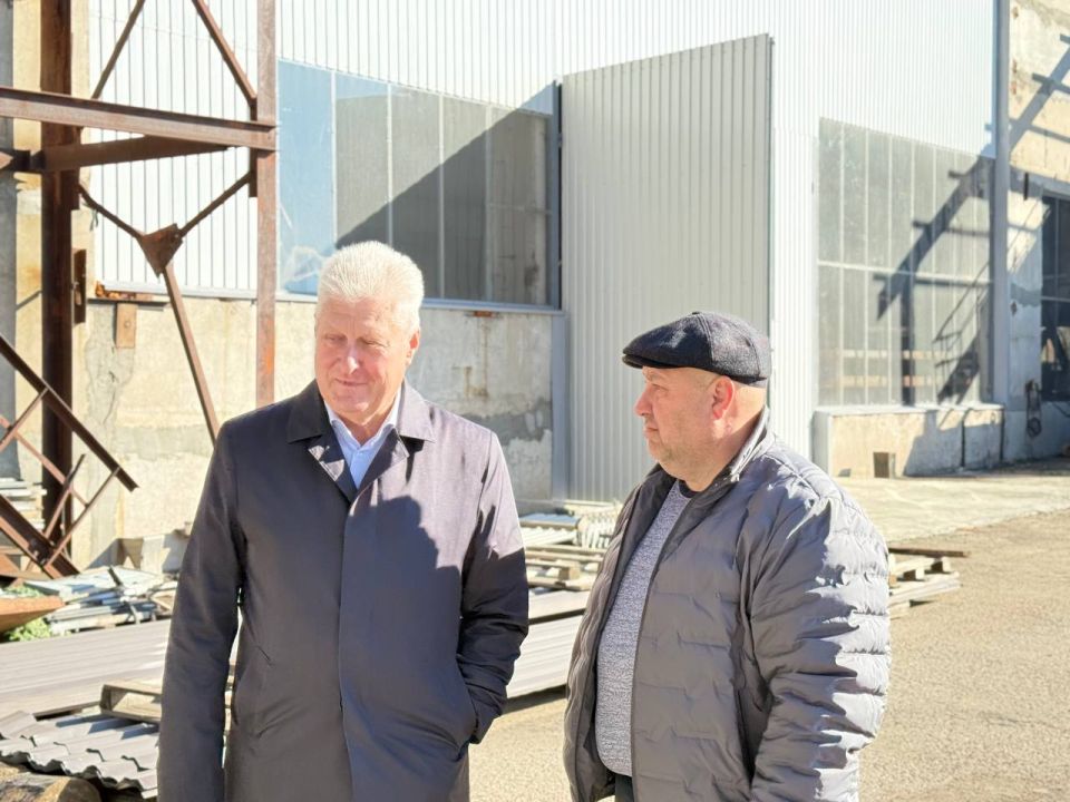 Сергей Козенко: Сегодня посетил рабочее производство ООО «Оптима2017»