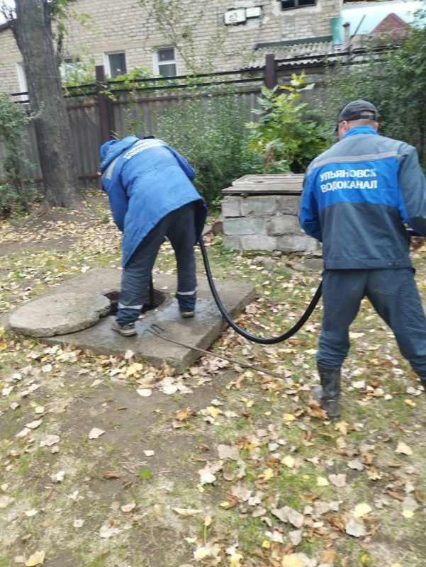 Ульяновцы продолжают приводить в порядок канализационную систему в Лутугинском муниципальном округе Ульяновцы продолжают приводить в порядок канализационную систему в Лутугинском муниципальном округе
