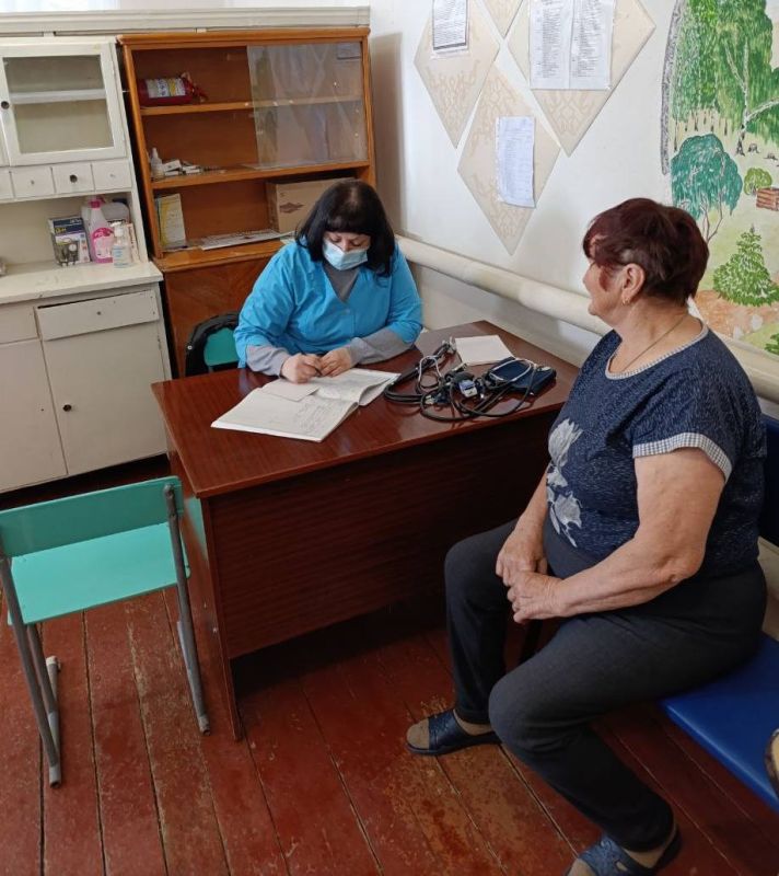 Выездной прием в с.Высочиновка провели медики Марковской ЦРМБ