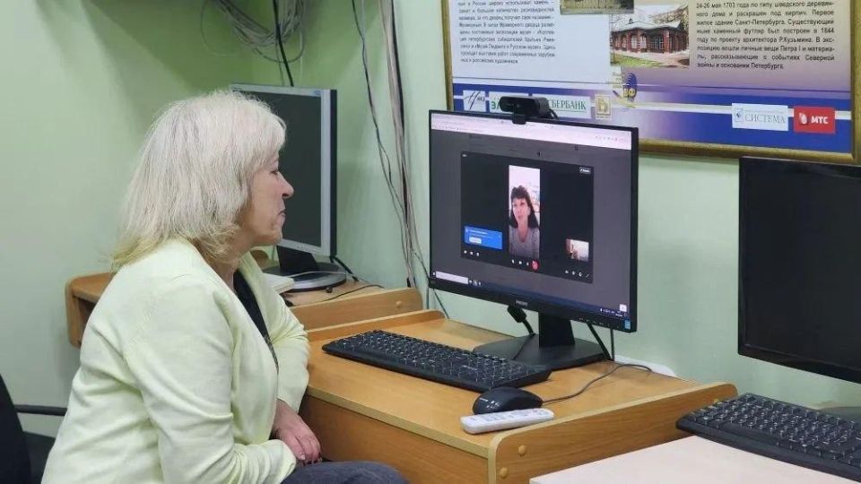 Разговор в формате видеоконференции состоялся на этой неделе непосредственно в музейной экспозиции