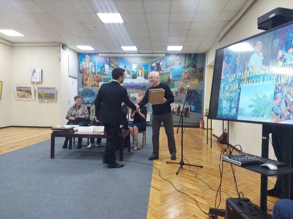Представители ОП ЛНР приняли участие в патриотическом медиапроекте «#СВОяфлешка» в Красноярском крае Представители ОП ЛНР приняли участие в патриотическом медиапроекте «#СВОяфлешка» в Красноярском крае