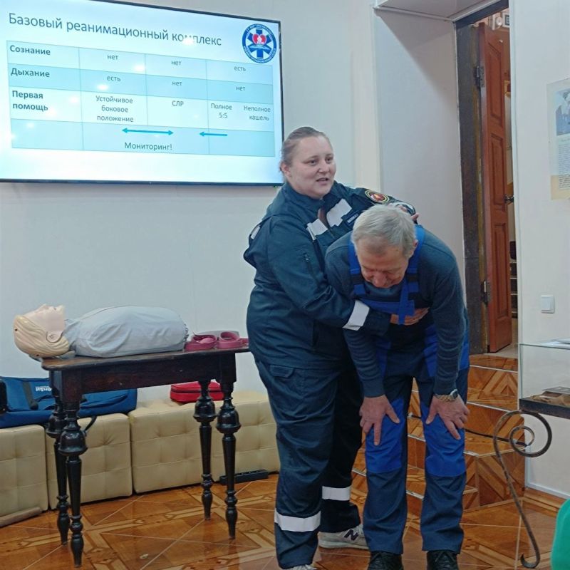 В музее истории и культуры г. Луганска прошел мастер-класс от Луганского центра медицины катастроф В музее истории и культуры г. Луганска прошел мастер-класс от Луганского центра медицины катастроф