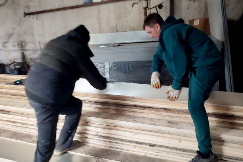 Ремонт Бирюковской амбулатории в Свердловском муниципальном округе продолжается Ремонт Бирюковской амбулатории в Свердловском муниципальном округе продолжается
