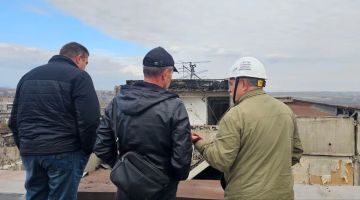 В Алчевске специалисты региона-шефа обследуют состояние МКД после взрыва