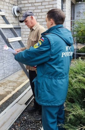 Проведён профилактический рейд по соблюдению правил пользования газом в быту