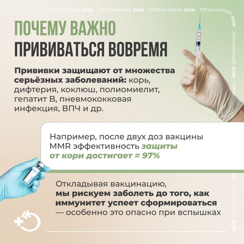Пятничный ЗОЖ: вакцинация — забота о себе и других Пятничный ЗОЖ: вакцинация — забота о себе и других