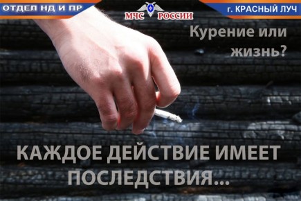Основная причина пожаров, приведших к гибели людей, неосторожное обращение с огнем при курении!